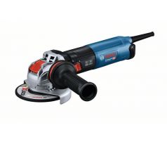 BOSCH GWX 17-125 S Uhlová brúska s vibráciami tlmenou prídavnou rukoväťou, s ochranným krytom, s rýchloupínacím systémom
