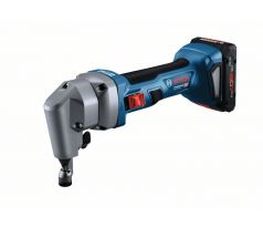 BOSCH Akumulátorové dierovacie nožnice GNA 18V-16 E v L-Boxx (2 x 4,0 Ah + rýchlonabíjačka)
