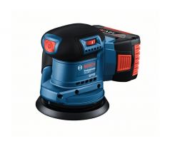 BOSCH Akumulátorová excentrická brúska 125 mm GEX 185-LI v kartónovej krabici (bez akumulátora a nabíjačky)