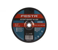 Kotúč 230 x 6,4 x 22,2 mm na kov Festa