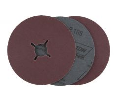 Kotúč fibrový priemer 125 mm Zrnitosť 100 3 ks