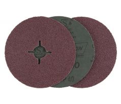 Kotúč fibrový priemer 125 mm Z40 3 ks
