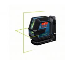 BOSCH Krížový laser (zelený) GLL 2-15 G v ochrannom púzdre + BT 150 Stojan + laserový terč
