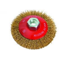 Kefa misková pr. 100 mm vlnitá mosadz, M14