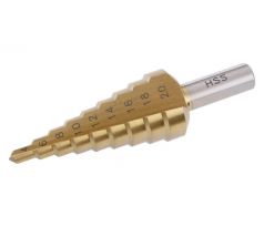 Vrták stupňový pr.4-20mm Titan