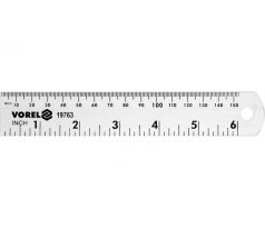 VOREL Pravítko hliníkové 150 mm