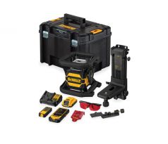 Červený rotačný laser 18 V XR Tool Connect – 1 X 2 Ah