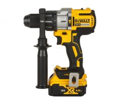 DEWALT akumulátorová príklepová vŕtačka 18 V bez uhlíková (3 x 5 Ah + nabíjačka) DCD996P3