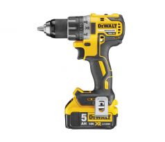 DEWALT Bezuhlíková vŕtačka/skrutkovač 18 V XR – 2 X 5 Ah