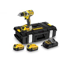 DEWALT akumulátorová príklepová vŕtačka 18 V (3 x 4 Ah + nabíjačka) DCD790M3