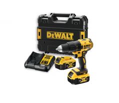 DEWALT akumulátorový skrutkovač 18 V (2 x 4 Ah + nabíjačka + TSTAK) DCD777M2T