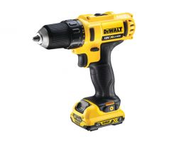 DEWALT akumulátorová vŕtačka 12 V bez uhlíková (2 x 2 Ah + nabíjačka) DCD710D2
