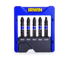 IRWIN Impact Pro Sada hrotov Bit 5 dielov 100 mm (2 x PZ2 + 2 x PH2 + TX20)