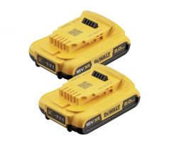 DEWALT XR Akumulátor 18 V / 2 x 2 Ah DCB183D2