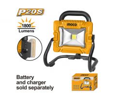 INGCO Akumulátorová LED lampa 1800 Lm 20 V (bez batérie a nabíjačky)
