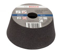 BOSCH Kužeľový kotúč pre veľkú uhlovú brúsku 110/90 x 55 x 22,2 mm / P36