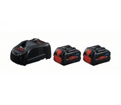BOSCH Sada batérií ProCORE 18 V / 2 x 5,5 Ah + GAL 1880 CV rýchlonabíjačka
