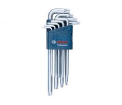 BOSCH Sada Torx kľúčov 9 ks T10-T50 S2