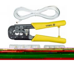 Kliešte na zvieranie konektorov + kabel 2.5 m
