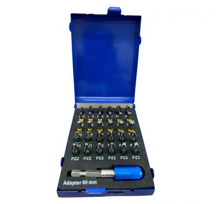 EXPO 6 SADA PH1-2-3 Tx10-15-20-25-30-40 PZ1-2-3- SKRUTKOVACI BIT DIN3126 STANDARD